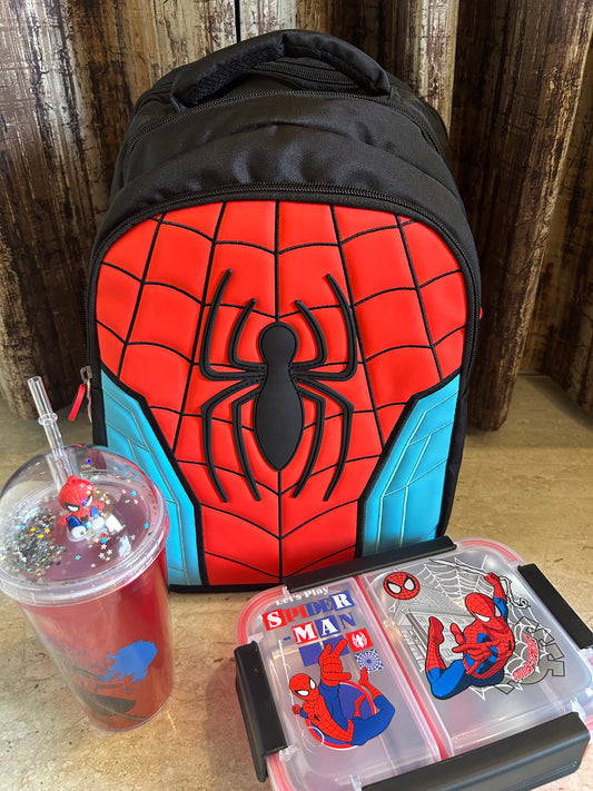 Spiderman School Bag Combo