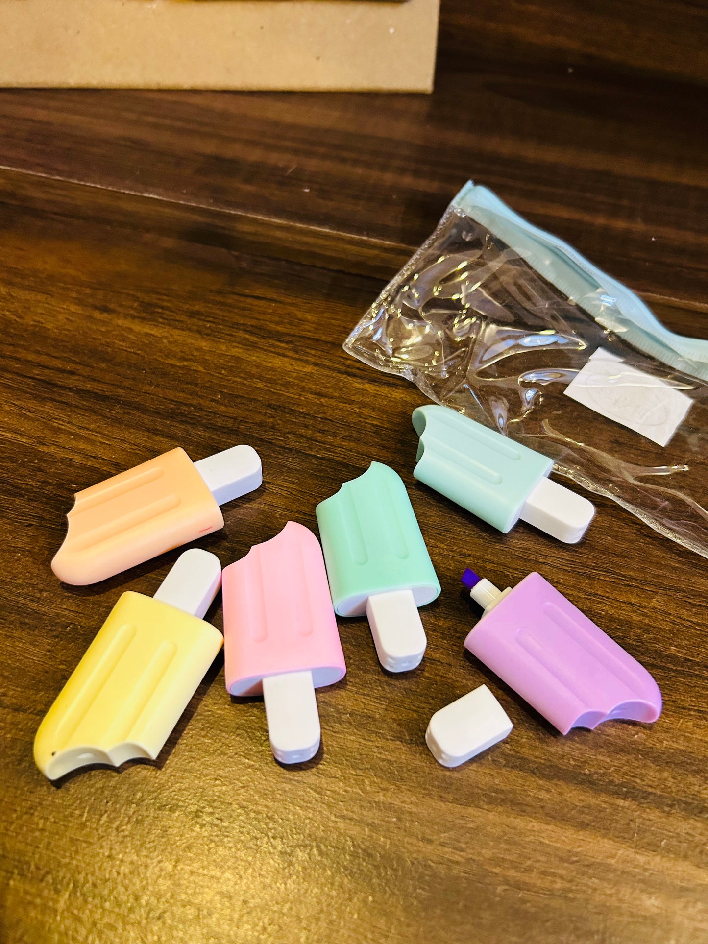 Ice cream popsicles Highlighters