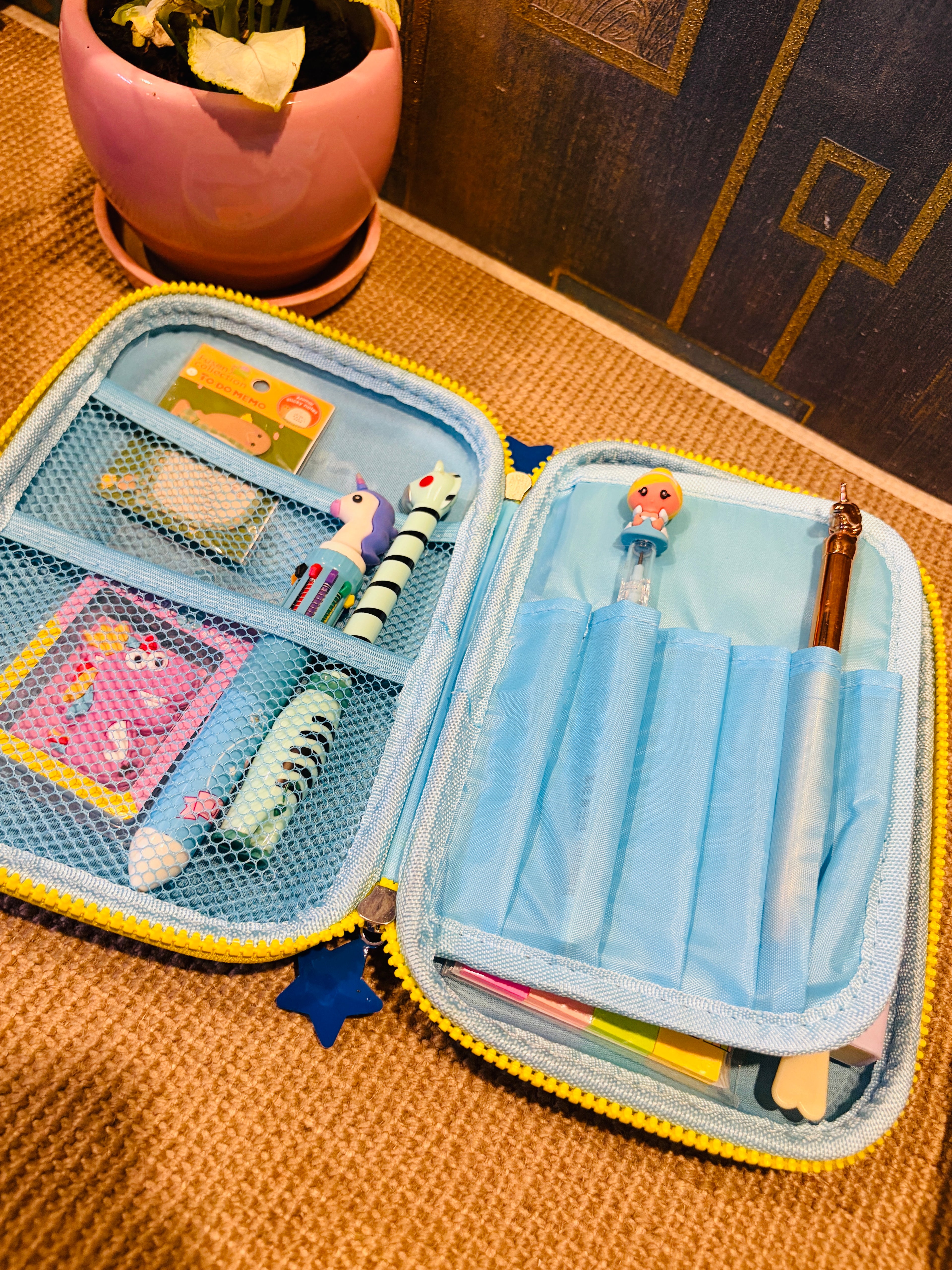 3D Cartoon Hard Shell Pencil Case- Large Capacity