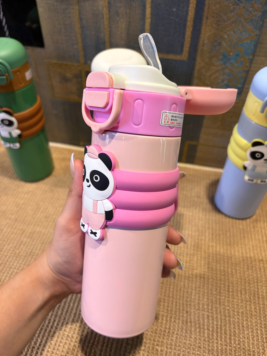 Panda Insulated Bottle And Sipper
