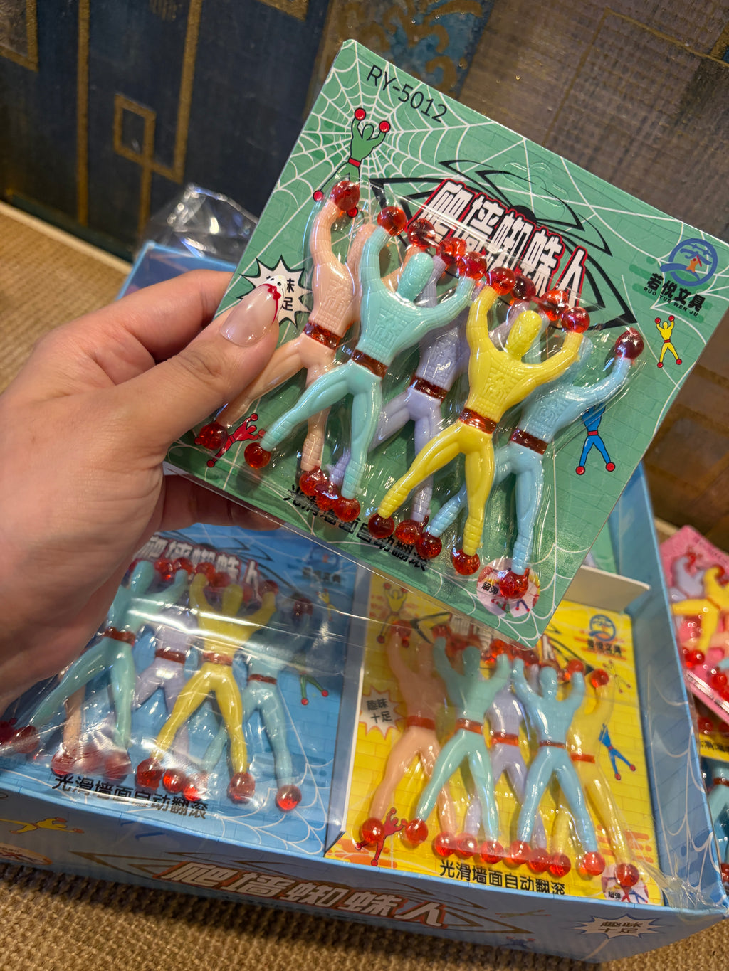 Sticking Spiderman