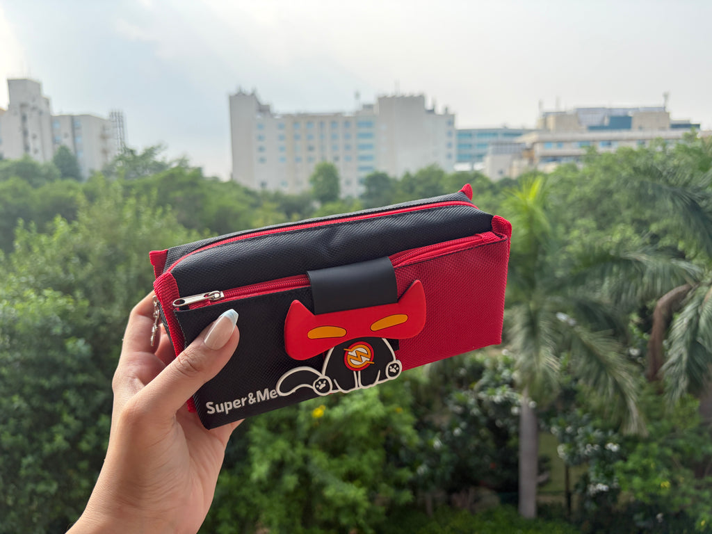 Super Hero Cat Pencil Pouch