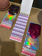 Mermaid Tail Flip Sequin Spiral Notebook