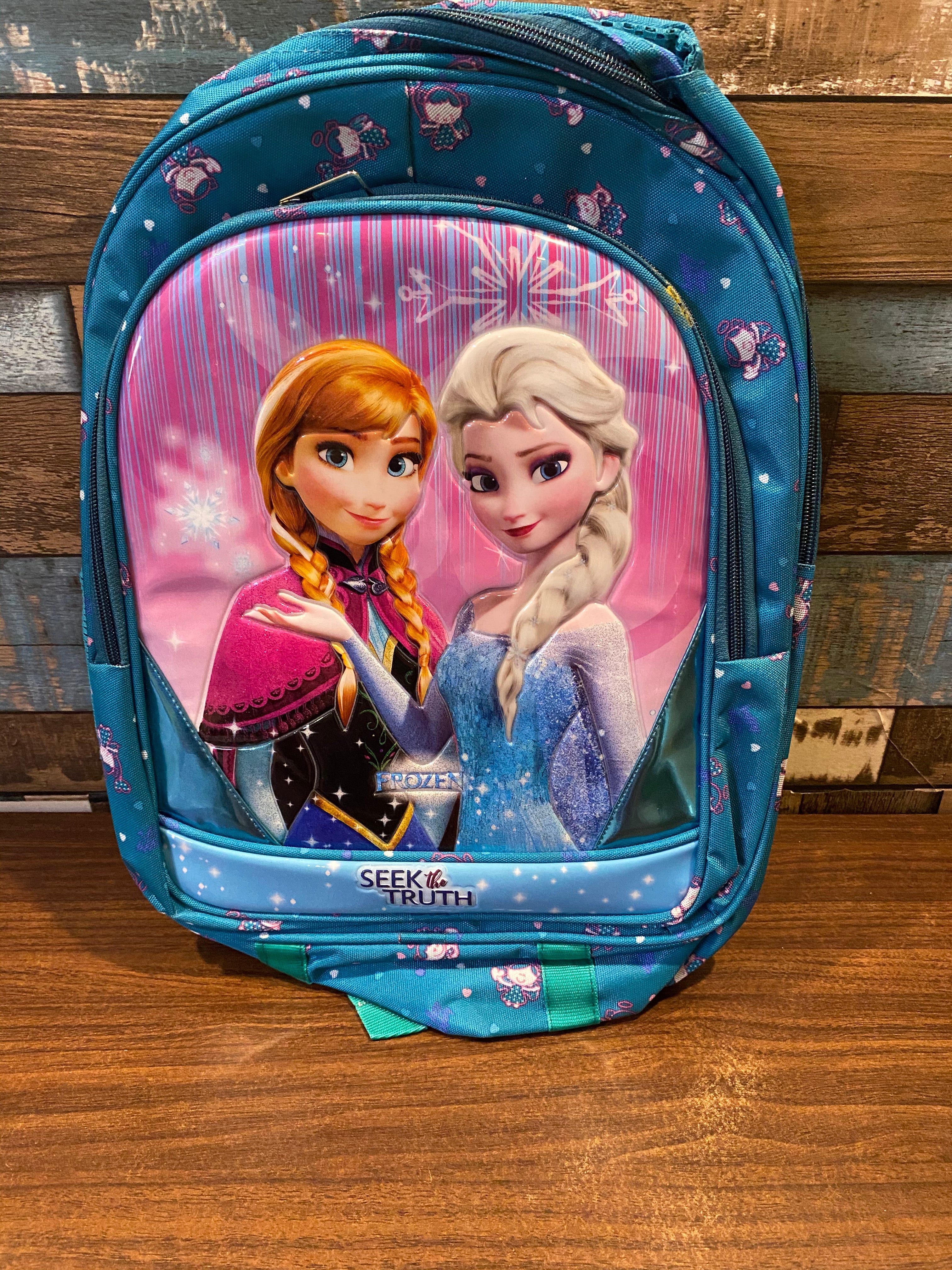 Fully Licenced Disney Frozen Anna and Elsa Characters Girls Kids Backpack  Rucksack School Bag £2.50per item - Direct Discount Clothing