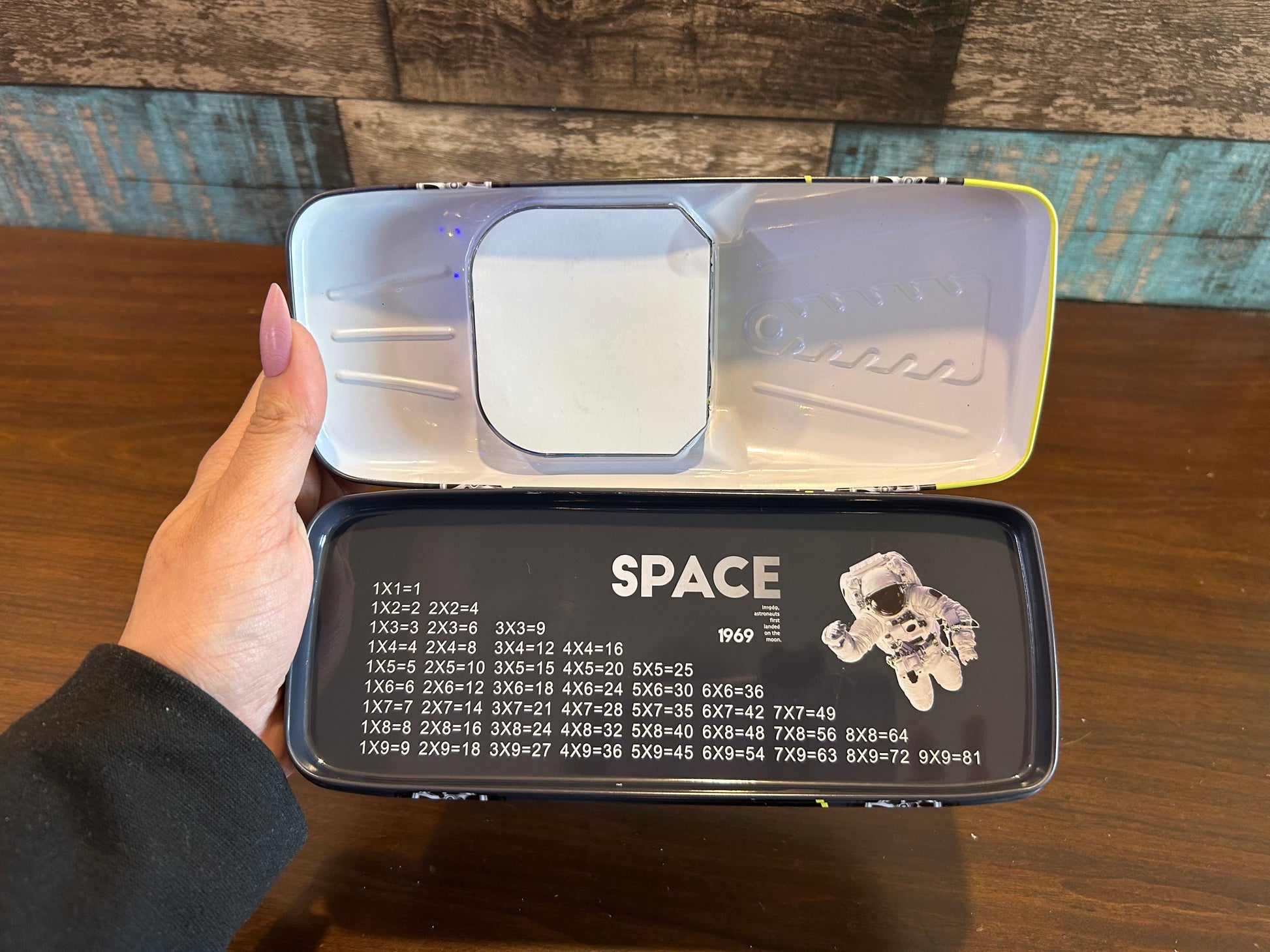 Glitter Space Car Pencil Box