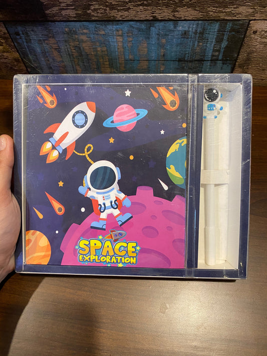 Hard Cover Space Stationery Set