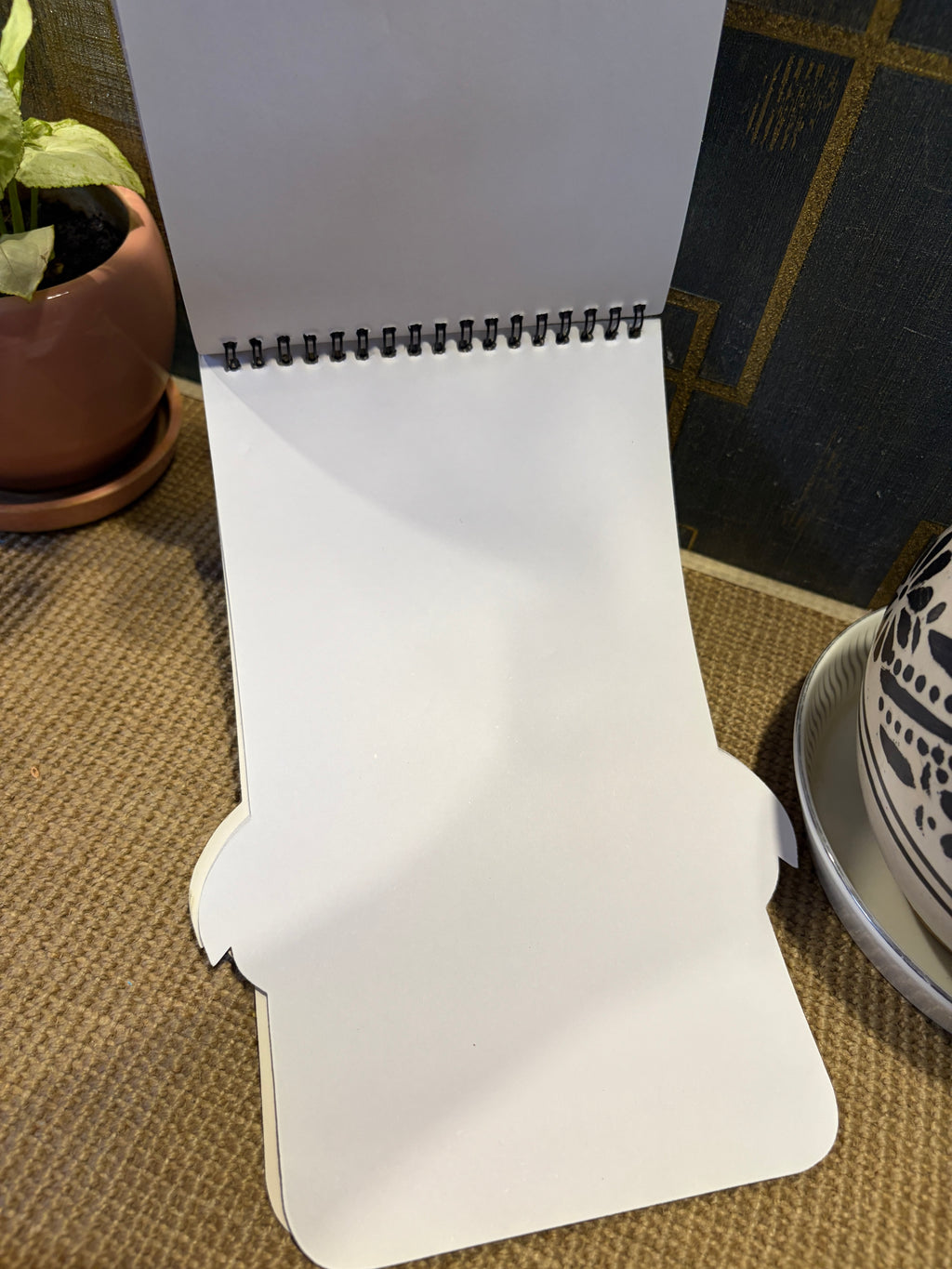 Flamingo Shape Spiral Pad