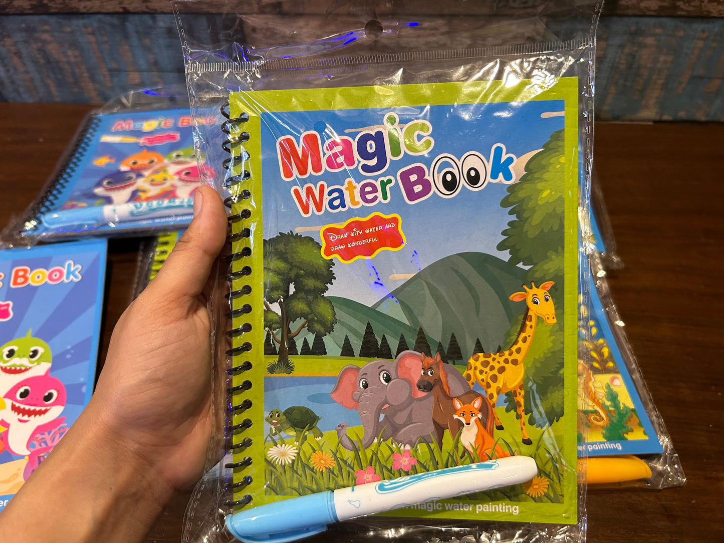 Magic Water Colouring Book