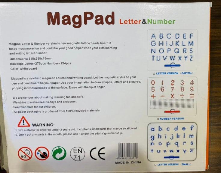 Number Magnetic Pad