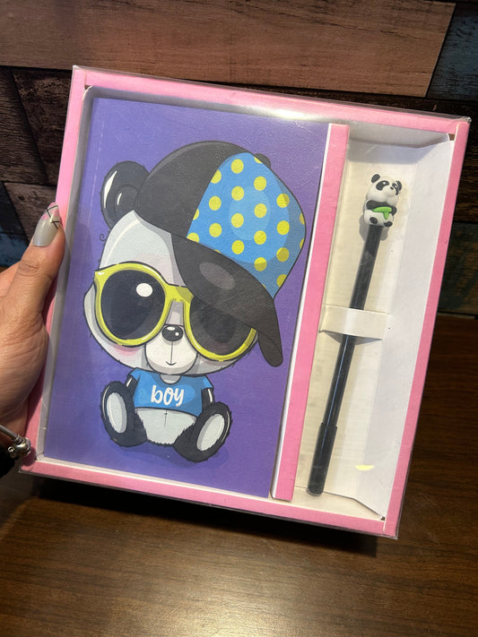Panda Stationery Set