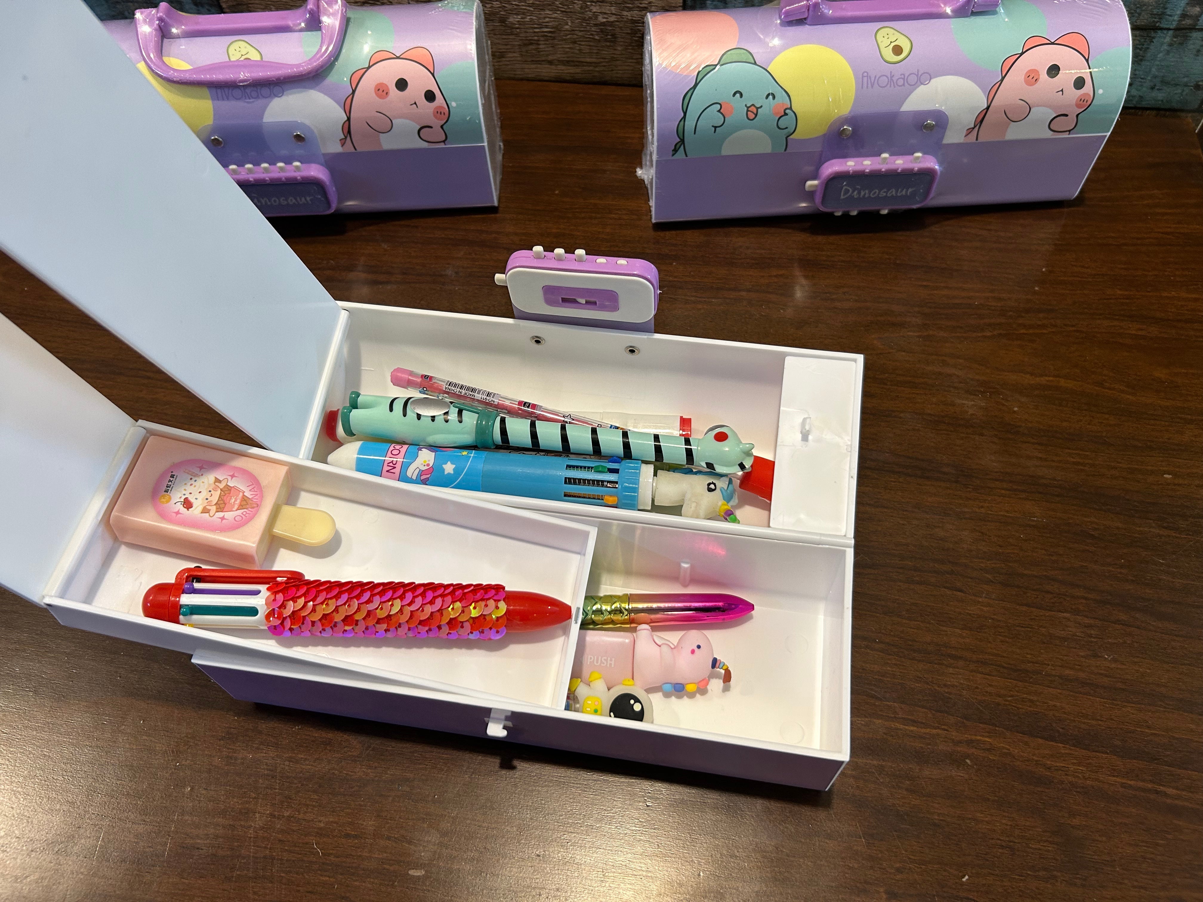 Pencil box store with password