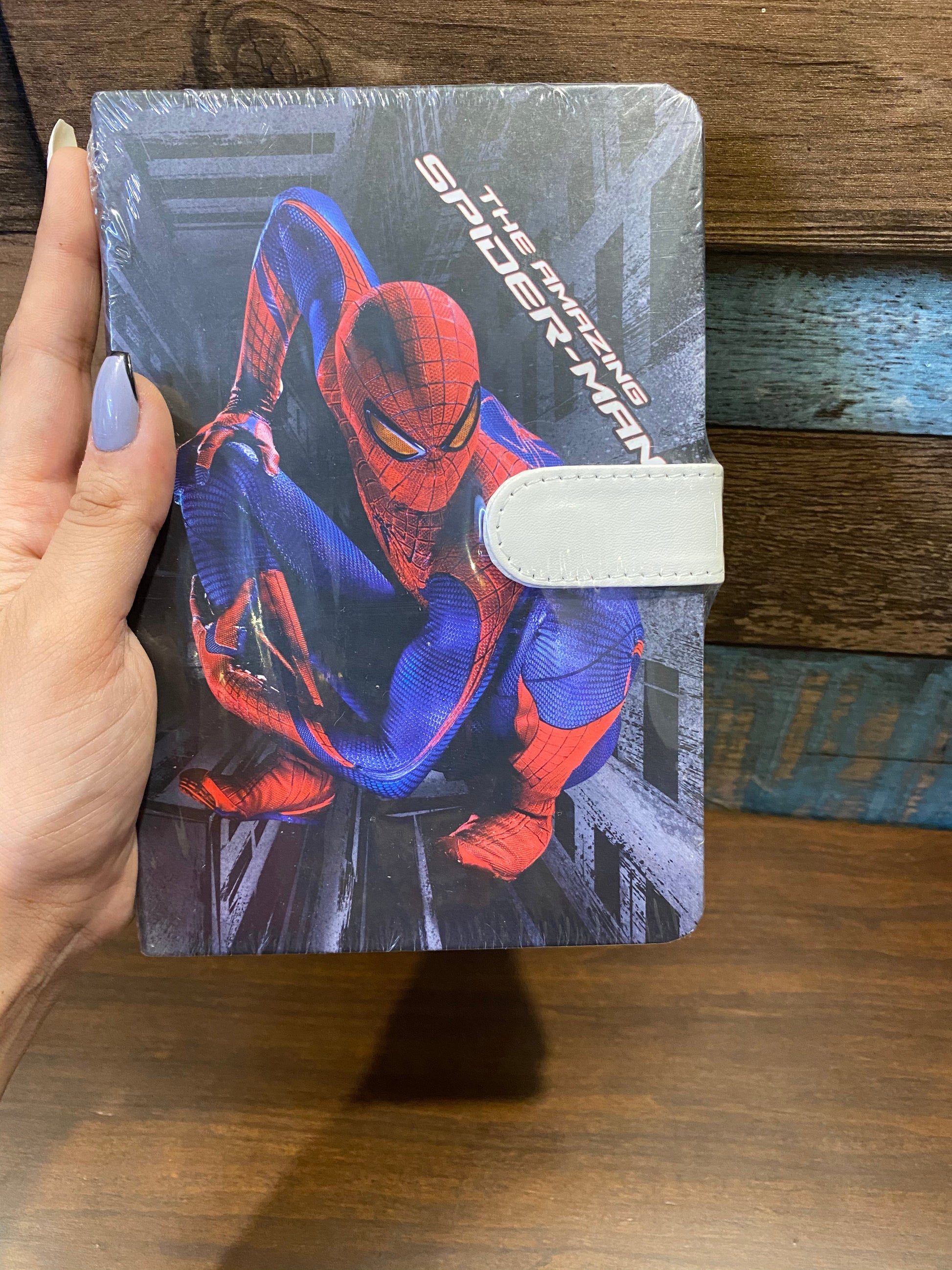 Spiderman Magnetic Clip Diary