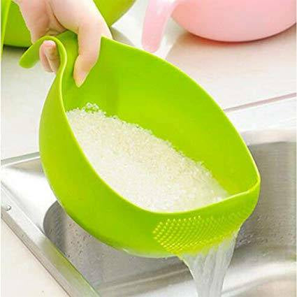 Strainer And Storage Basket With Handle