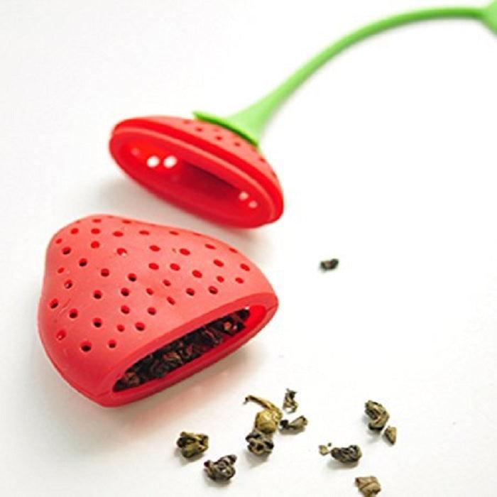 Strawberry Shape Silicon Herbal Green Tea Filter