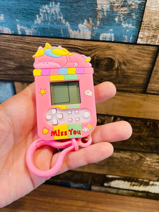 Tetris Game Keychain