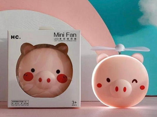USB Fan Light With Mirror