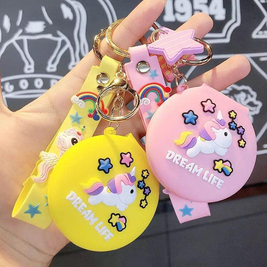 Unicorn Mirror Keychain