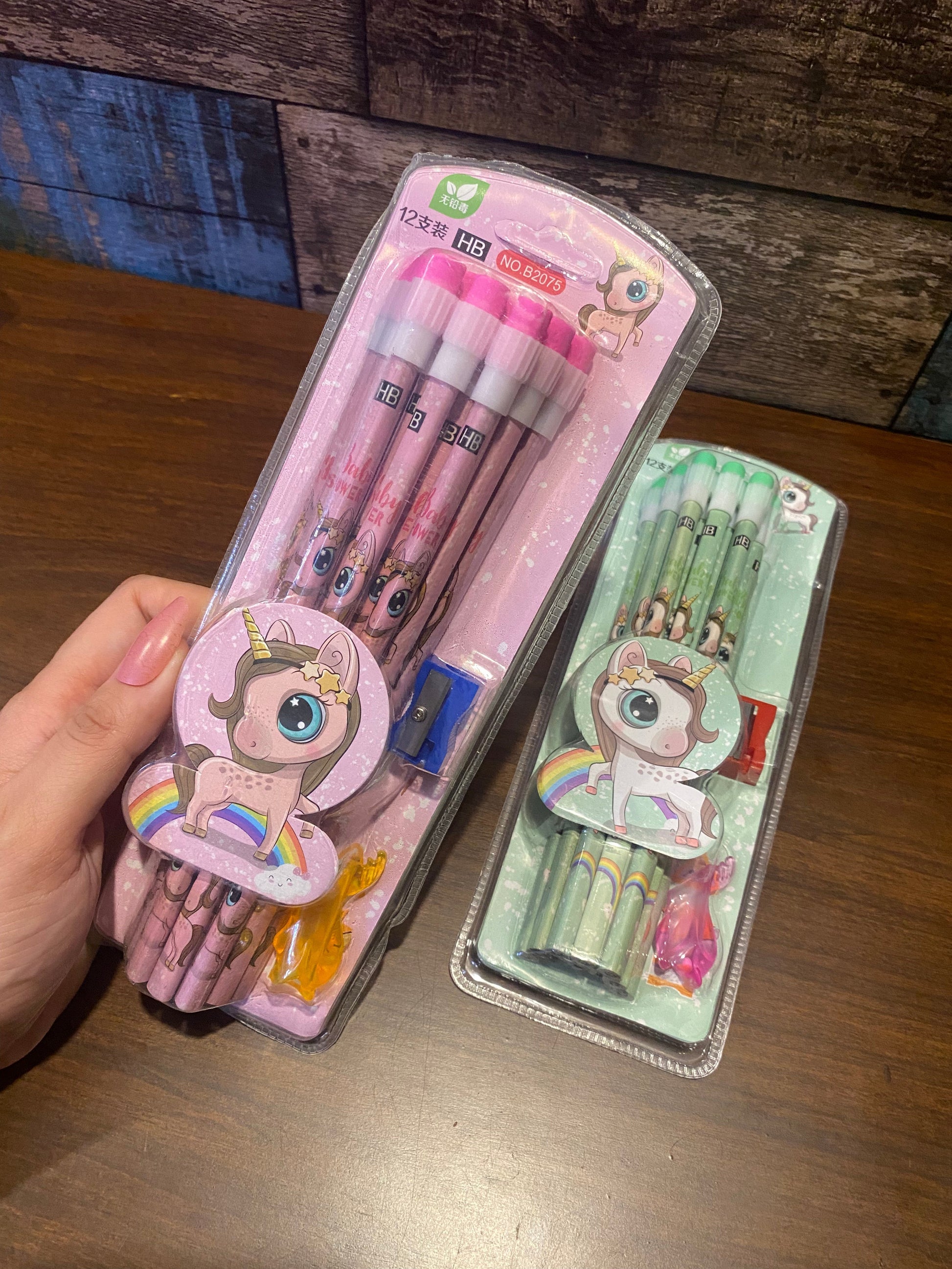 Unicorn Pencils Set