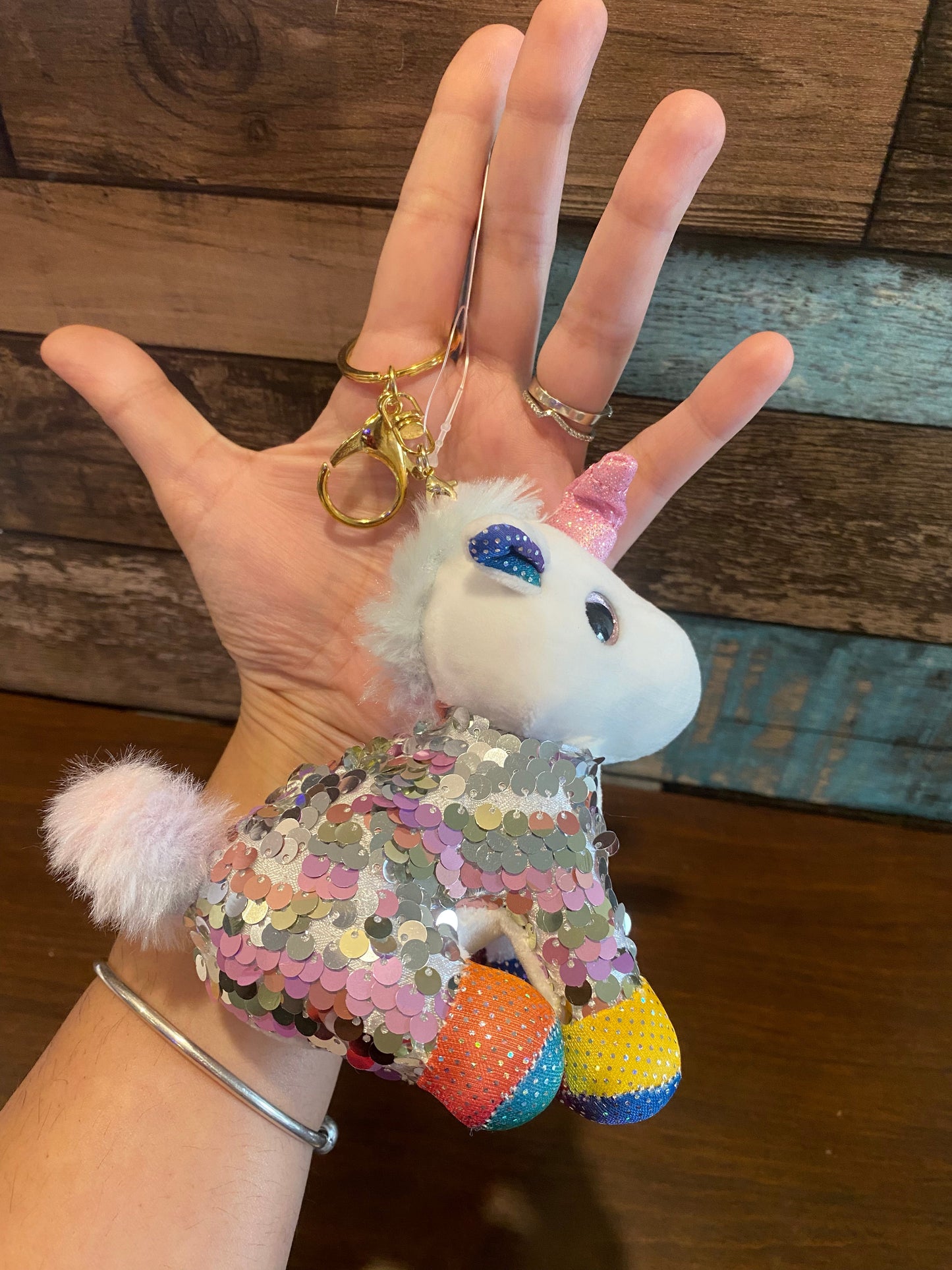 Unicorn Plush Keychain